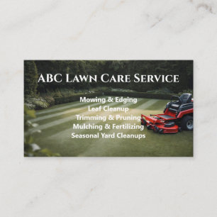 Lawnpro Premium Service Visitekaartje