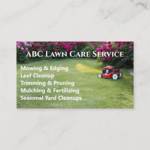 Lawnpro Premium Service Visitekaartje