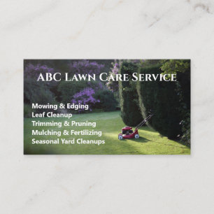 Lawnpro Premium Service Visitekaartje