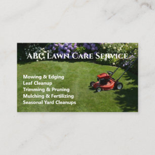 Lawnpro Premium Service Visitekaartje