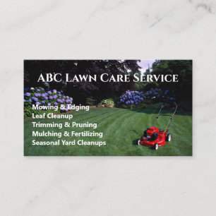 Lawnpro Premium Service Visitekaartje