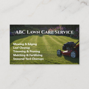 Lawnpro Premium Service Visitekaartje