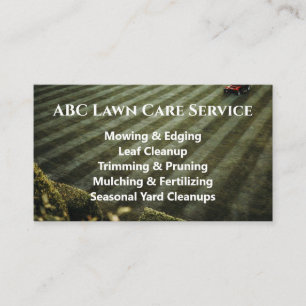 Lawnpro Premium Service Visitekaartje