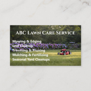 Lawnpro Premium Service Visitekaartje