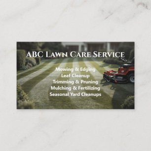 Lawnpro Premium Service Visitekaartje