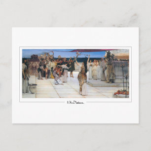 Lawrence Alma-Tadema #137 - Carte postale d'art fi