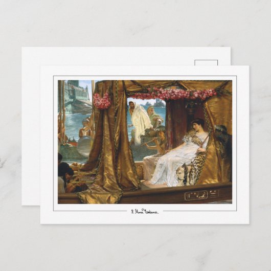 Lawrence Alma-Tadema #8 - Fine Art Briefkaart (Voorkant / Achterkant)