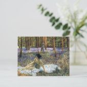 Lawrence Alma Tadema Bluebells Carte postale (Debout devant)