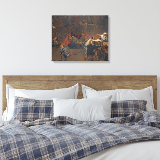 Lawrence Alma-Tadema - Gunthram Bose en zijn Canvas Afdruk (Insitu (Slaapkamer))