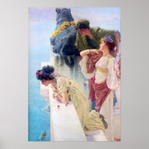 Lawrence Alma Tadema Poster d'une coigne de vantag