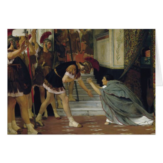 Lawrence Alma-Tadema - Proclamation de Claudius (Devant horizontal)