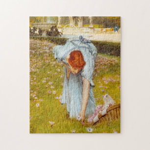 Lawrence Alma Tadema Spring in de tuin Legpuzzel