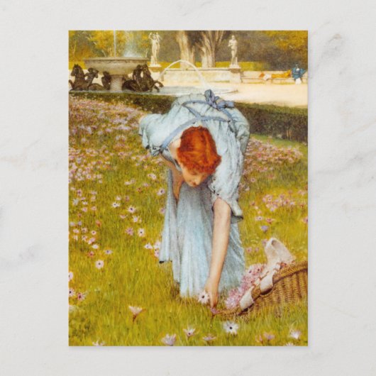 Lawrence Alma Tadema Spring in het Briefkaart van  (Voorkant)