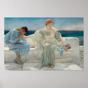 Lawrence Alma-Tadema - Vraag me niet meer Poster