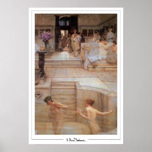 Lawrence Alma-Tadema Zedign Affiche d'art #61 (Devant)