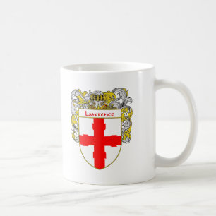Lawrence Coat of Arms/Family Crest (Beheerd) Koffiemok