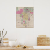 Lawrence, Kansas Poster (Keuken)