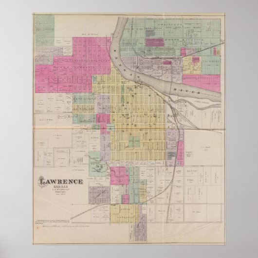 Lawrence, Kansas Poster (Voorkant)