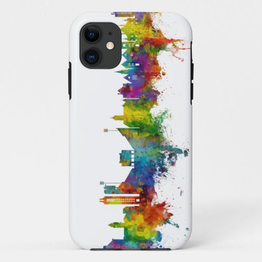 Lawrence Kansas Skyline Case-Mate iPhone Case (Achterkant)