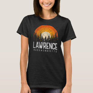 Lawrence Massachusetts MA 80s 90s Retro T-shirt