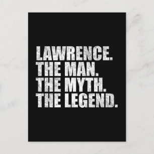 Lawrence naam,Lawrence De Man De Mythe De Legende Briefkaart