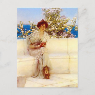 Lawrence Tadema - Het jaar is in de lente Briefkaart