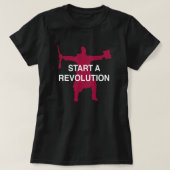 Lawrence Times femme Start a Revolution T-shirt v2 (Design devant)