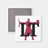 Lawrence Times square magnet - LT logo Magneet (Voorkant / Achterkant)