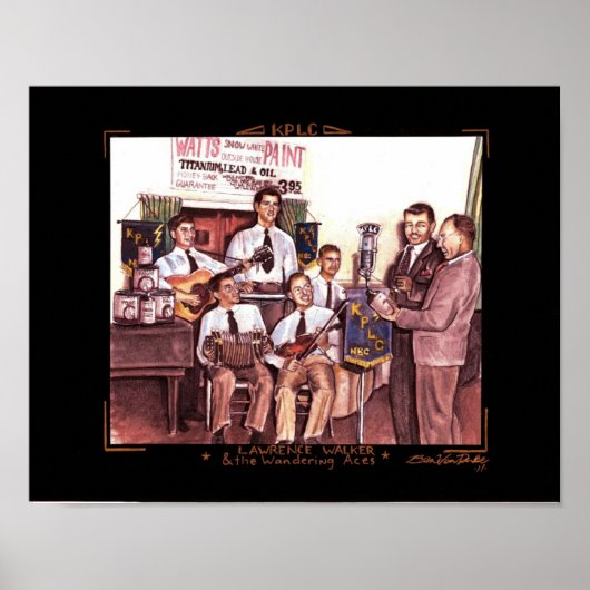 Lawrence Walker and the Wandering Aces Poster (Voorkant)