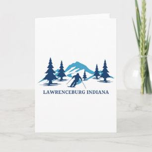 Lawrenceburg Indiana Skigebied Skiën Skiloper Kaart