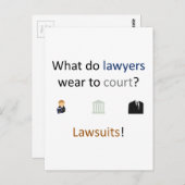 Lawsuit Briefkaart (Voorkant / Achterkant)