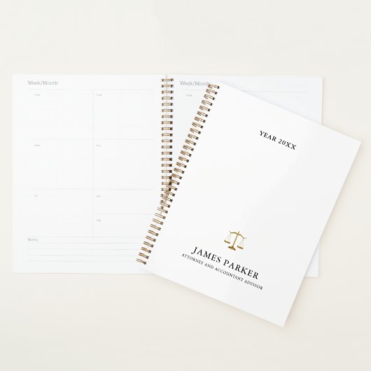 Lawyer Attorney At Law Classy White (Devant avec enveloppe)