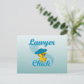 Lawyer Chick #3 Briefkaart (Staand voorkant)