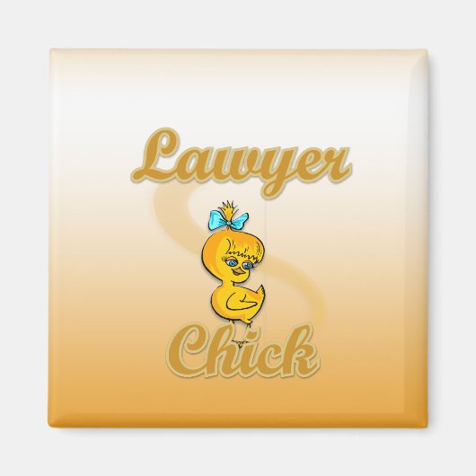 Lawyer Chick Magneet (Voorkant)