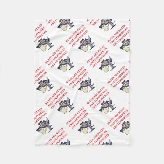 LAWYER FLEECE DEKEN (Voorkant)