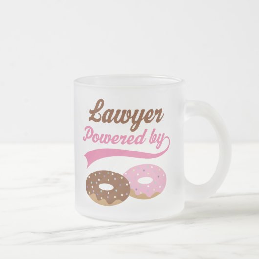 Lawyer Funny Gift Matglas Koffiemok (Rechts)