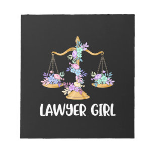Lawyer Girl Notitieblok