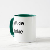 Lawyer Mok Cruel Funny Legal Nickname Junkie (Voorkant links)