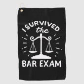 Lawyer Survived The Bar Exam Golfhanddoek (Voorkant)