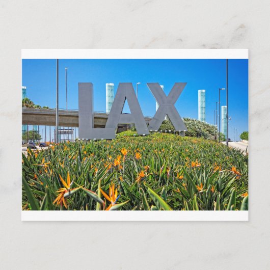 LAX Airport Sign Briefkaart (Voorkant)