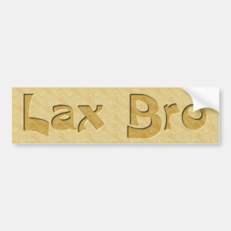 Lax Bro Bumpersticker