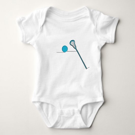 LAX Lacrosse stick en bal Romper (Voorkant)