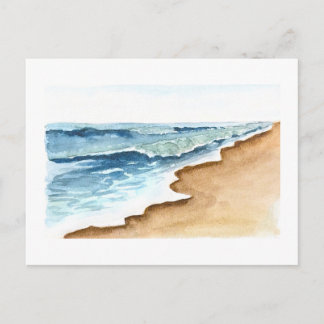 Lax op het strand briefkaart