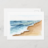 Lax op het strand briefkaart (Voorkant / Achterkant)