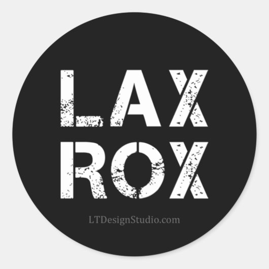 LAX ROX - Stickers (Devant)