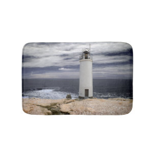 Laxe Lighthouse Galicië, Spanje Badmat