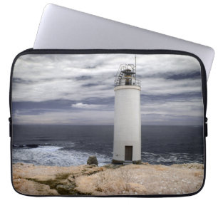 Laxe Lighthouse Galicië, Spanje Laptop Sleeve