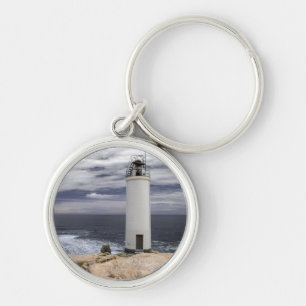 Laxe Lighthouse Galicië, Spanje Sleutelhanger