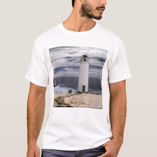 Laxe Lighthouse | Galicië, Spanje T-shirt (Voorkant)