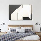 Layered Minimalist Abstract Art Canvas Afdruk (Insitu (Slaapkamer))